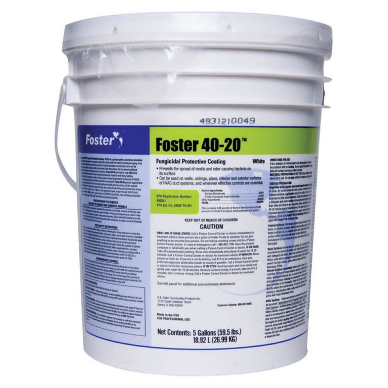 Fosters 4020 (white) 5 Gallon Pail • Duct Cleaners Direct